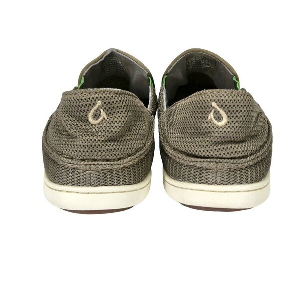 Olukai Nohea Mesh Men's Slip On Sneaker Olive Size‎ 8.5 Men - Picture 3 of 9
